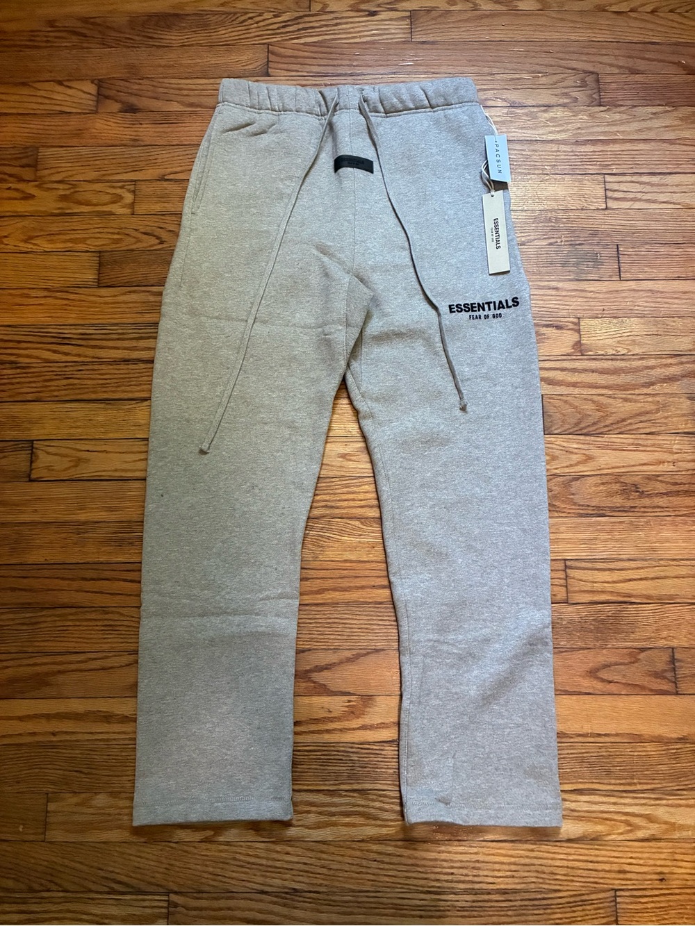ESSENTIALS Men’s Tan/Grey Fleece Jogger Pants